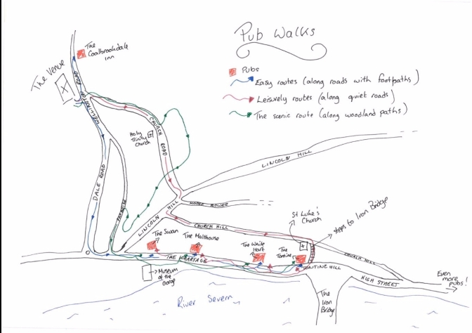 Pub Walks Map